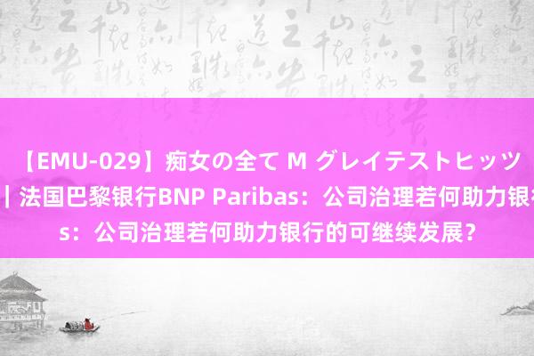 【EMU-029】痴女の全て M グレイテストヒッツ 4時間 义利星火｜法国巴黎银行BNP Paribas：公司治理若何助力银行的可继续发展？